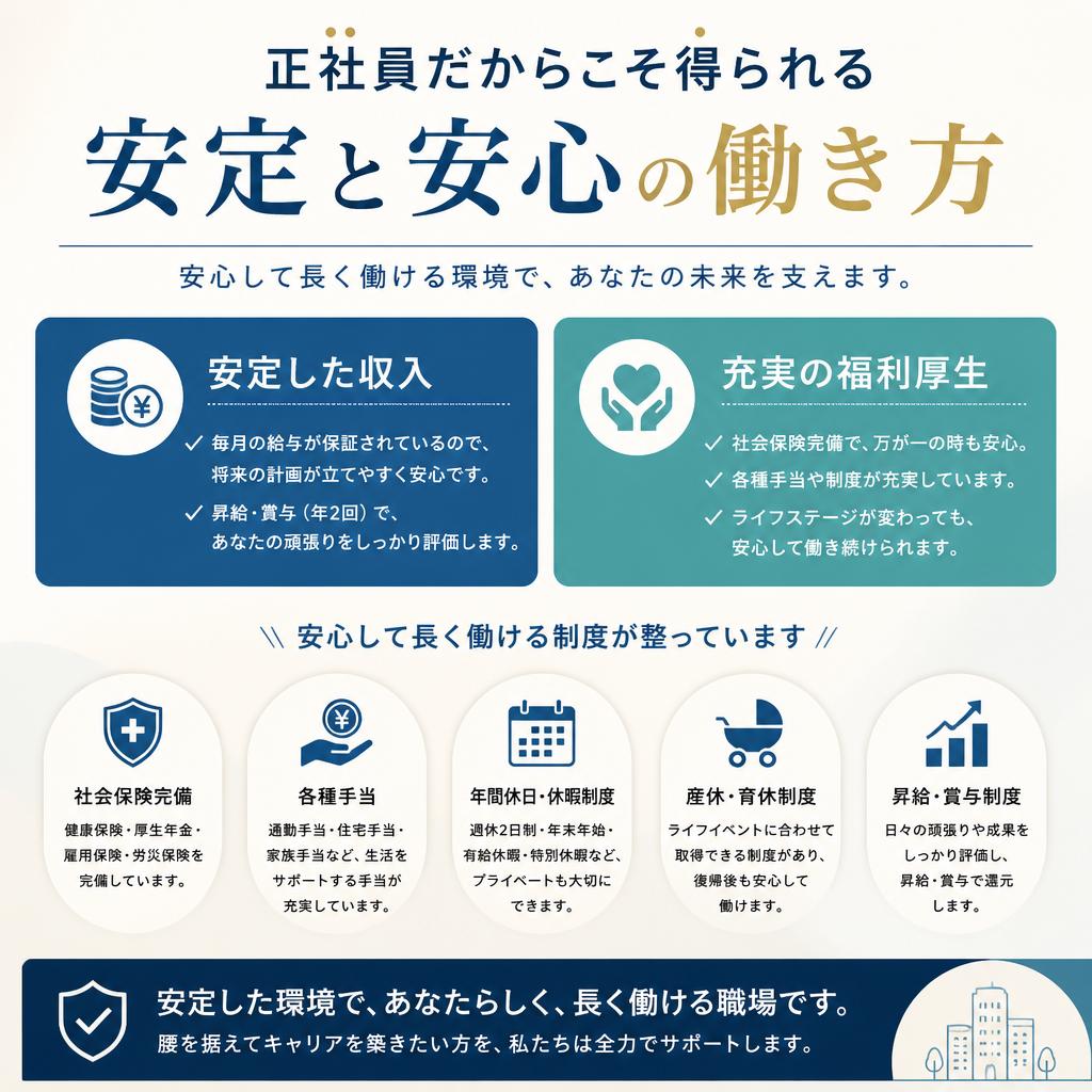 安定した雇用環境