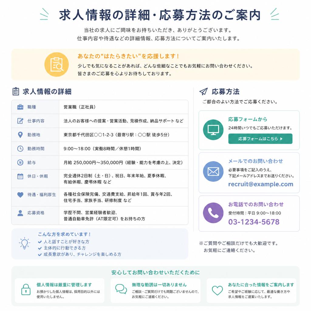 今すぐ応募！