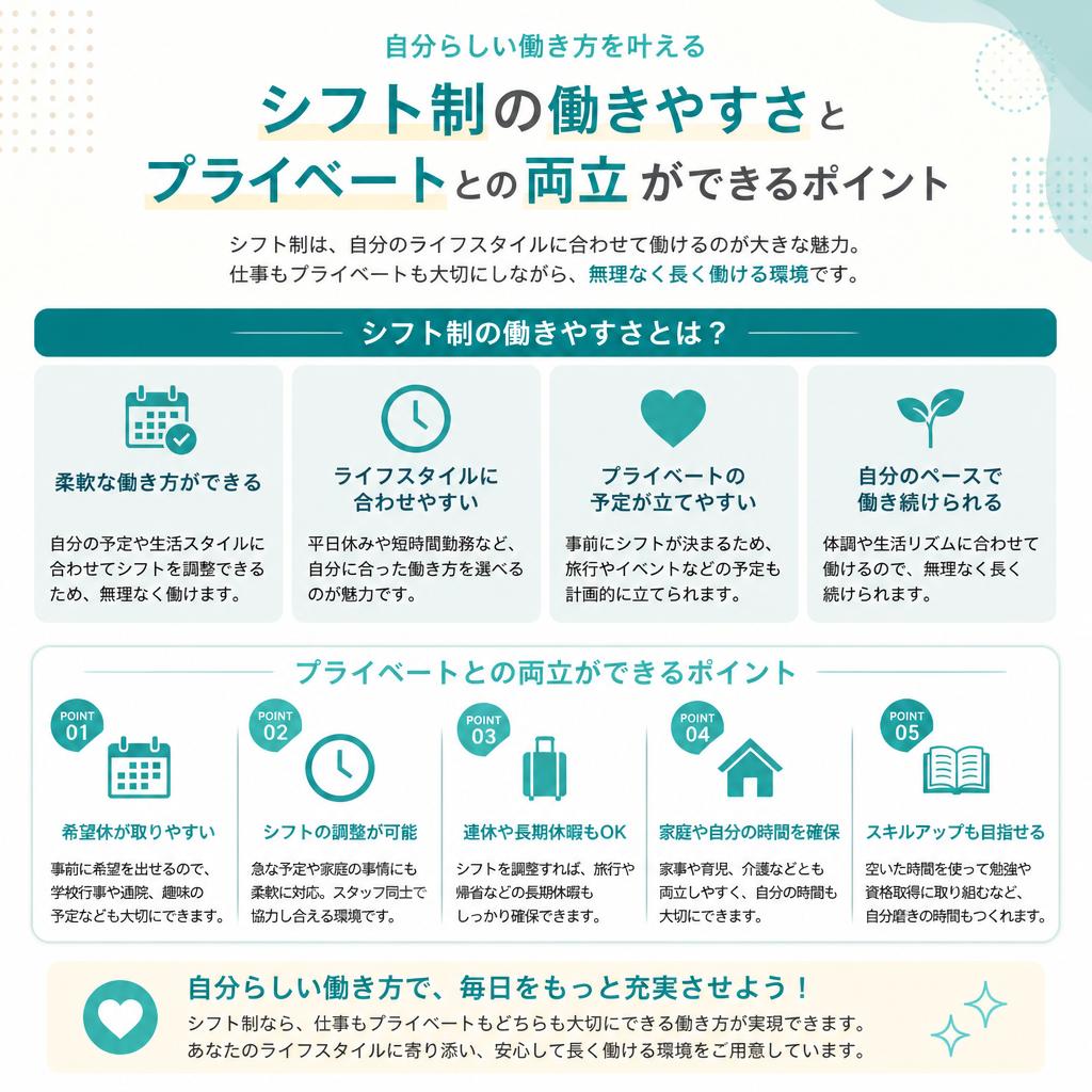 2. シフト制のメリット