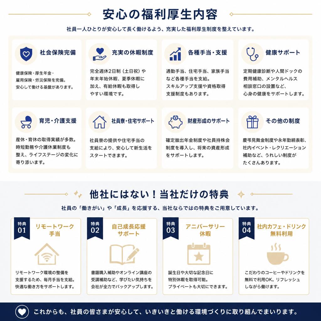 5. 福利厚生の魅力