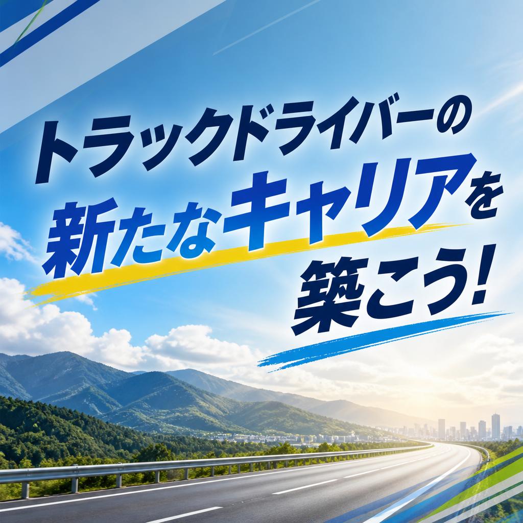 トラックドライバーの新たなキャリアを築こう！