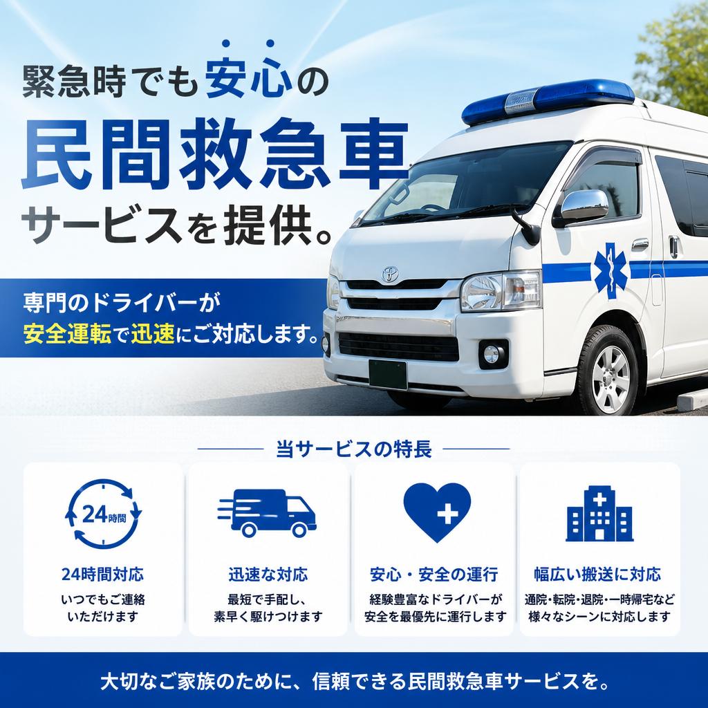 2. 民間救急車サービスのご紹介