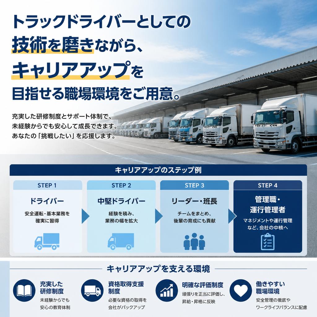5. トラックドライバーとしてのキャリア形成