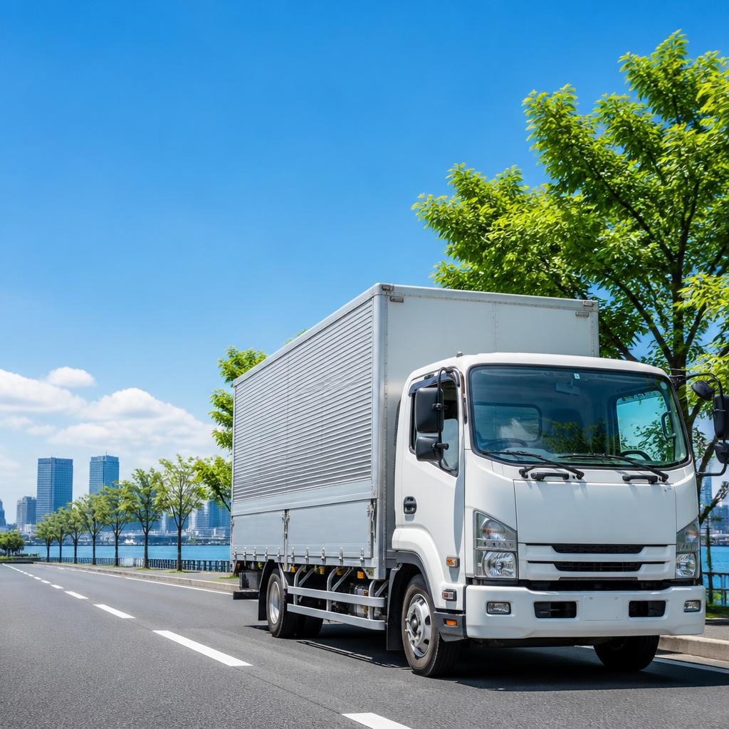 千葉市稲毛区の中型トラック運転手募集！